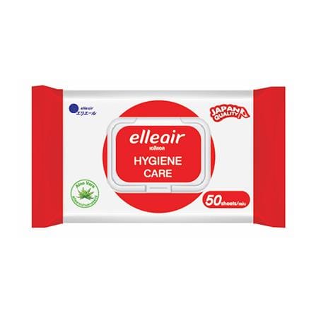 ผ้าเช็ดทำความสะอาด ELLEAIR HYGIENE CARE 50 แผ่น