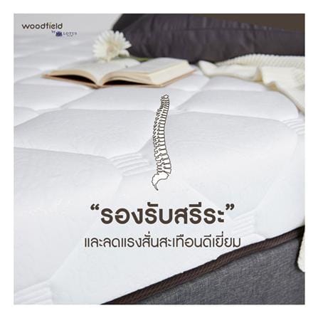 ที่นอนไฮบริด 5 ฟุต สุญญากาศ WOODFIELD รุ่น E-HYBRID II พร้อมหมอนหนุน 2 ชิ้น_12