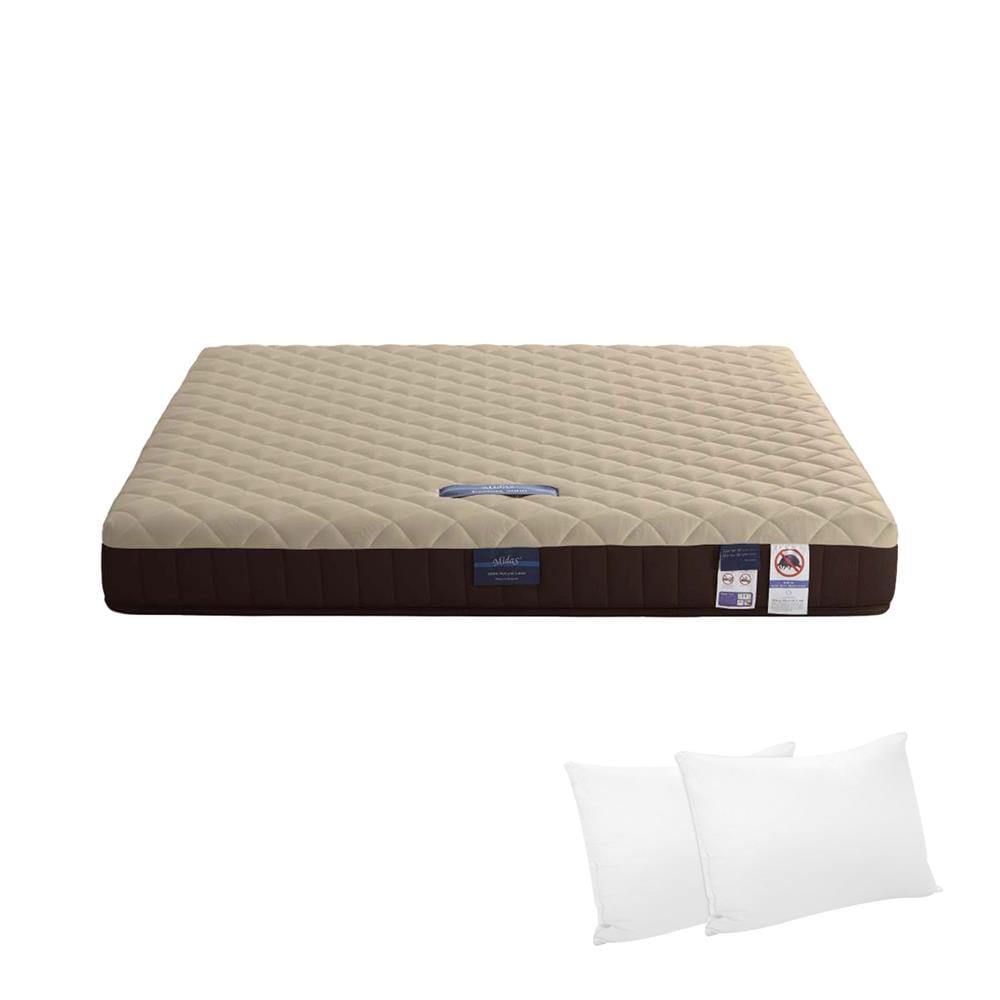 ที่นอนไฮบริด 6 ฟุต สุญญากาศ MIDAS รุ่น EASTMA 2000 พร้อมหมอนหนุน 2 ชิ้น