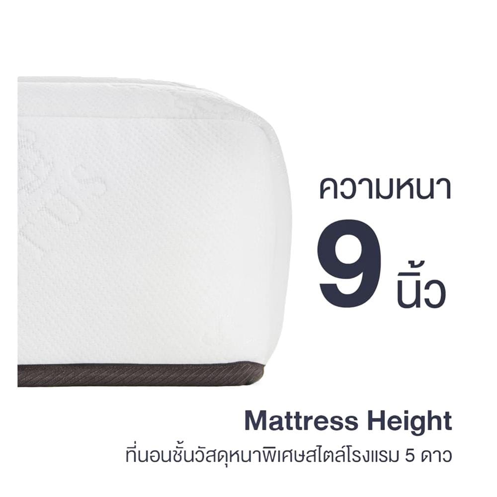 ที่นอนสปริง 3.5 ฟุต LOTUS รุ่น INTEL I พร้อมหมอนหนุน 1 ชิ้น