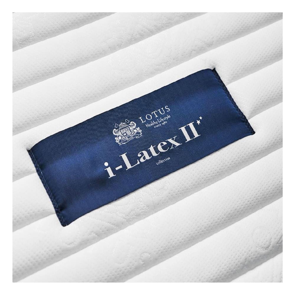 ที่นอนไฮบริด 6 ฟุต สุญญากาศ LOTUS รุ่น I-LATEX II พร้อมหมอนหนุน 2 ชิ้น