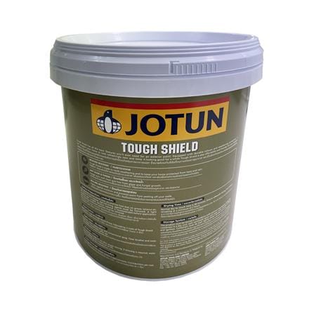 สีน้ำทาภายนอก ชนิดกึ่งเงา JOTUN TOUGH SHIELD BASE B สีขาว 9 ลิตร_1