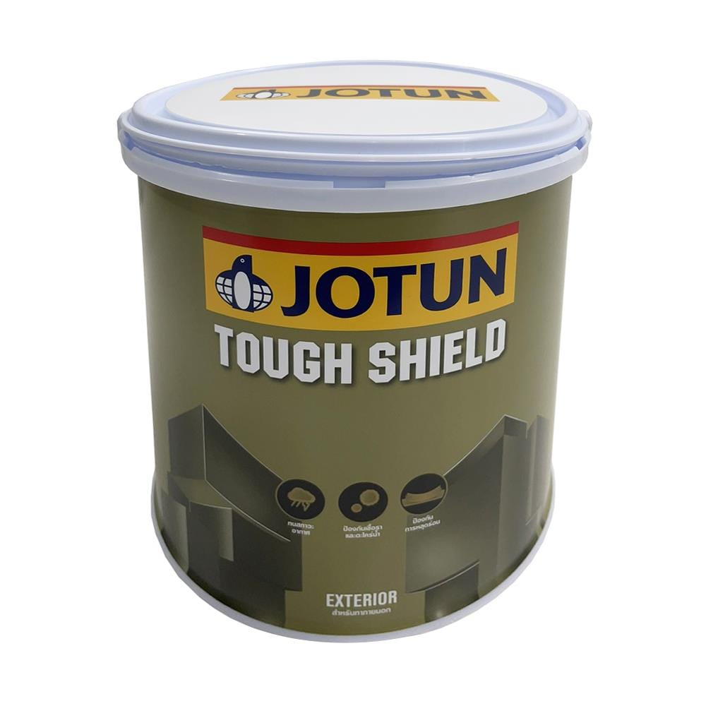 สีน้ำทาภายนอก ชนิดกึ่งเงา JOTUN TOUGH SHIELD BASE B สีขาว 3.6 ลิตร