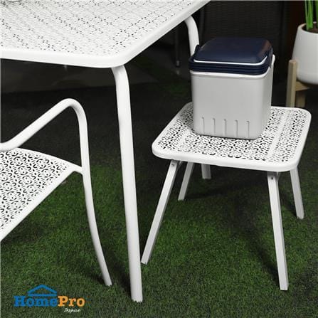 โต๊ะข้างเหล็ก SPRING PEARLA 40 ซม. สีขาว_4