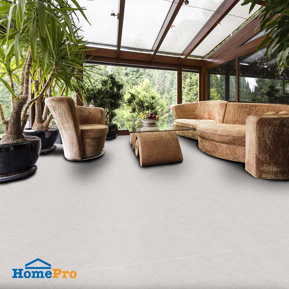 กระเบื้องพื้นพอร์ซเลน 60x60 ซม. CERGRES อเล็กซี่ ไลท์เกรย์ A 1.44 ตร.ม.