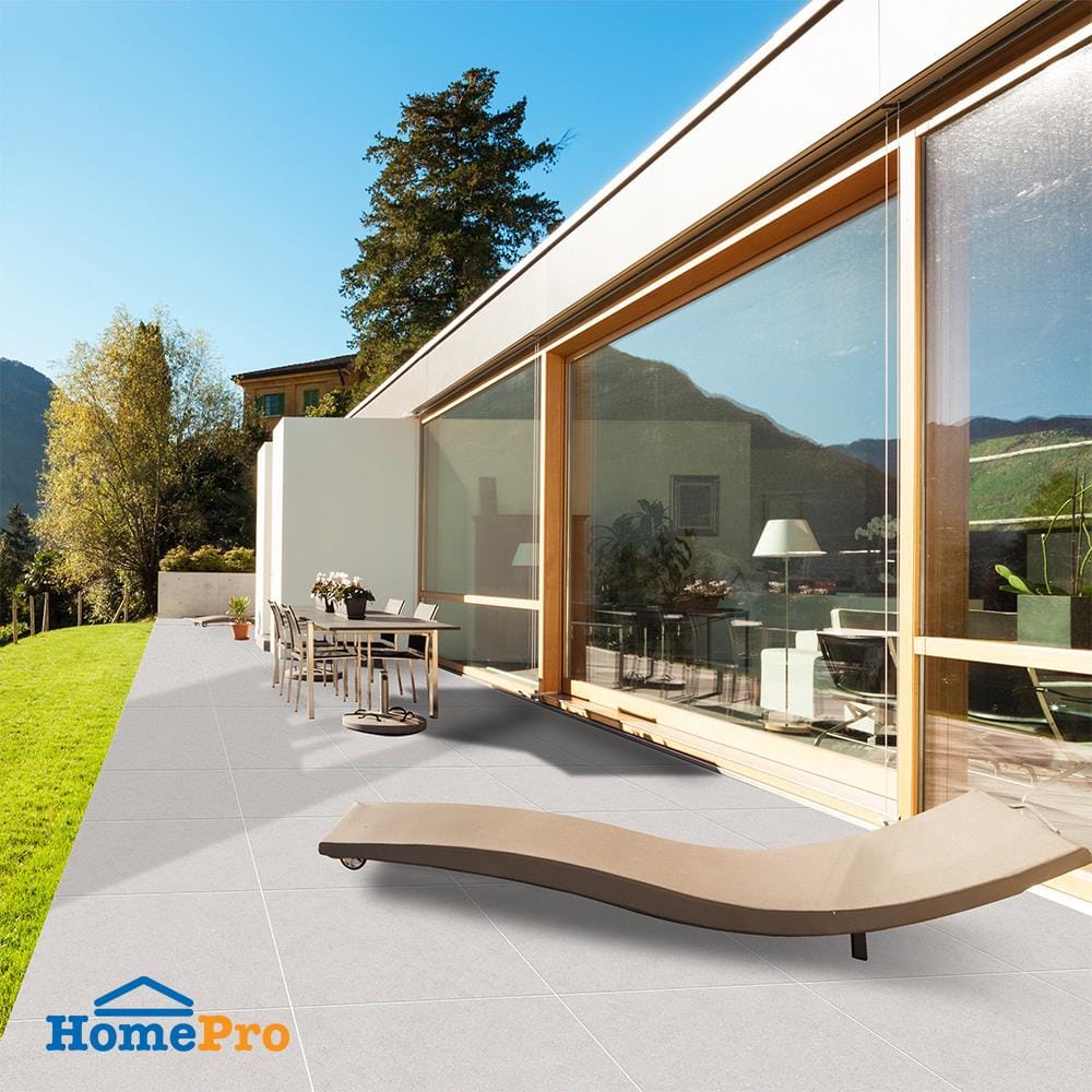 กระเบื้องพื้นพอร์ซเลน 60x60 ซม. CERGRES อเล็กซี่ ไลท์เกรย์ A 1.44 ตร.ม.