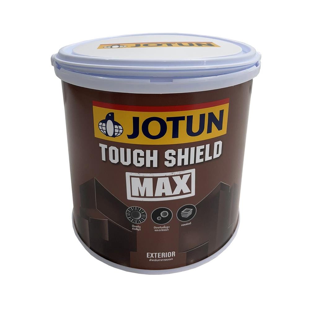สีน้ำทาภายนอก ชนิดกึ่งเงา JOTUN TOUGH SHIELD MAX BASE A สีขาว 3.6 ลิตร