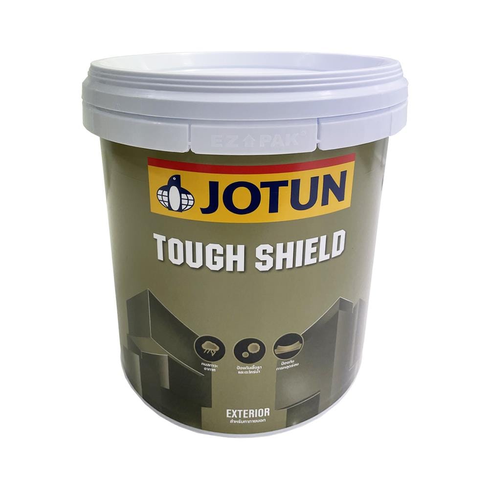 สีน้ำทาภายนอก ชนิดด้าน JOTUN TOUGH SHIELD BASE AA สีขาว 9 ลิตร