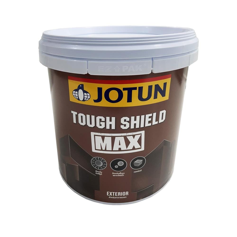 สีน้ำทาภายนอก ชนิดกึ่งเงา JOTUN TOUGH SHIELD MAX BASE B สีขาว 9 ลิตร