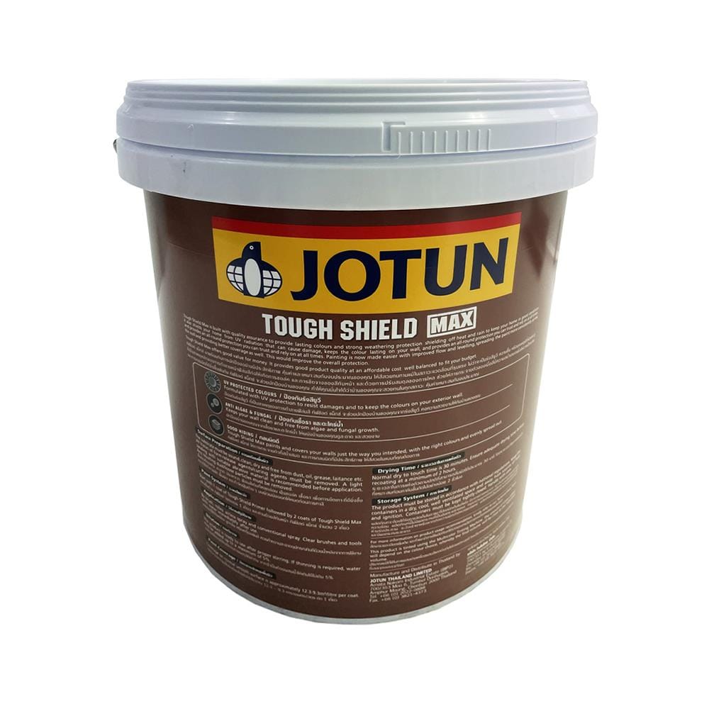 สีน้ำทาภายนอก ชนิดกึ่งเงา JOTUN TOUGH SHIELD MAX BASE B สีขาว 9 ลิตร