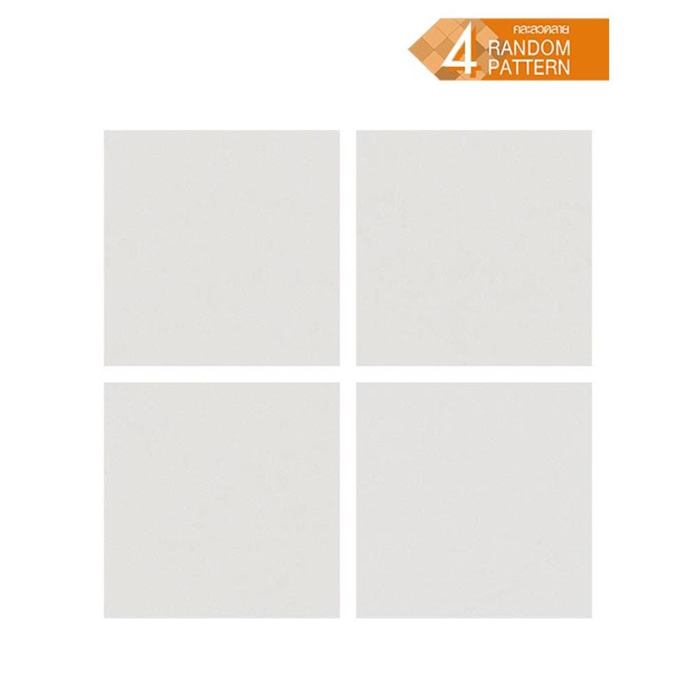 กระเบื้องพื้นพอร์ซเลน 60x60 ซม. CERGRES คาซเบกี ไลท์เกรย์ A 1.44 ตร.ม.