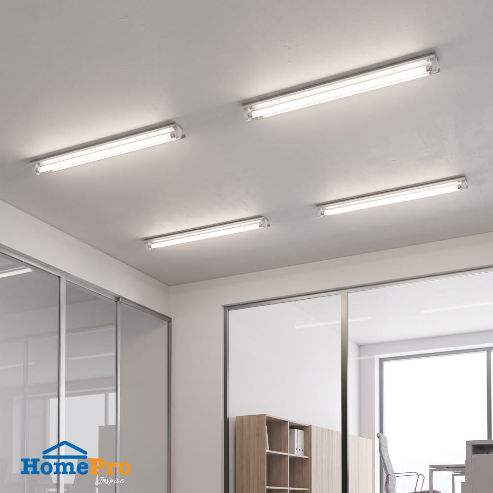 โคมโรงงานติดลอย CARINI NY1X18F 1x120 ซม. สีขาว