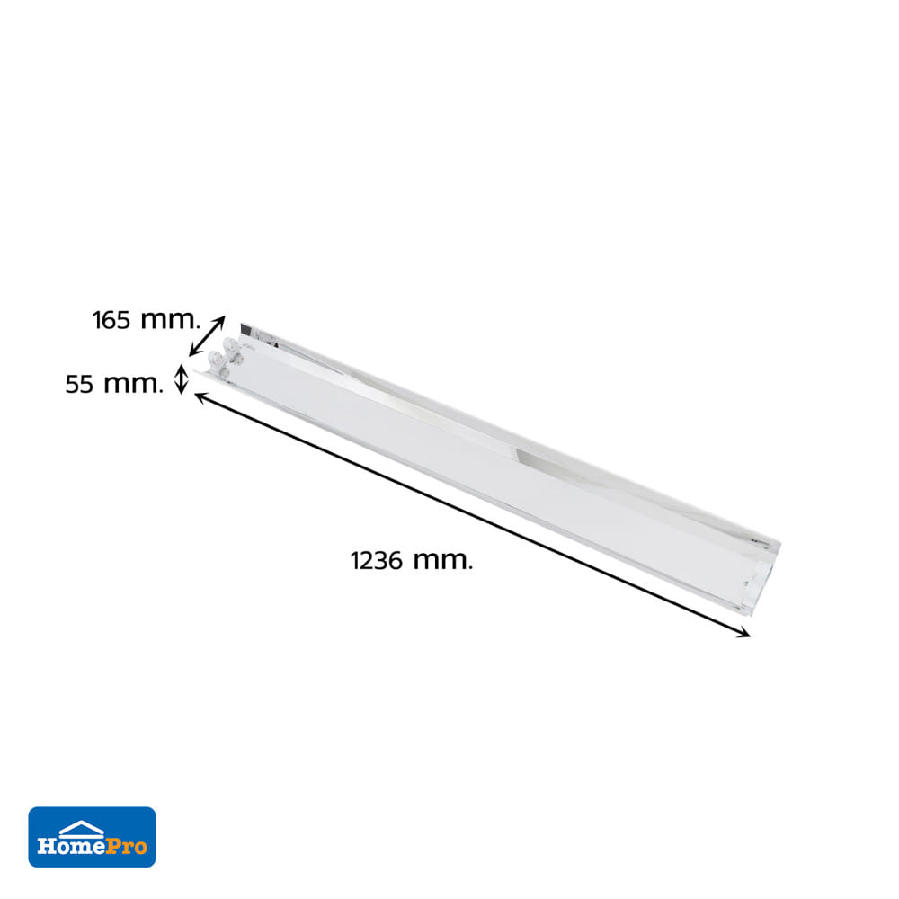 โคมโรงงานติดลอย CARINI NY2X18F 2x120 ซม. สีขาว