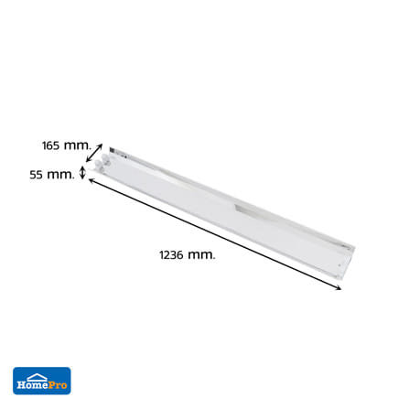 โคมโรงงานติดลอย CARINI NY2X18F 2x120 ซม. สีขาว_6