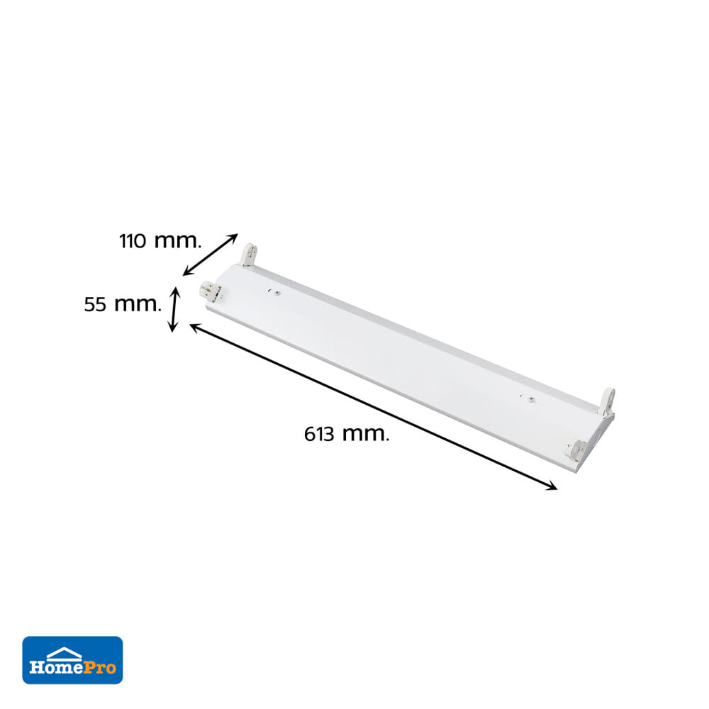 โคมอกไก่ติดลอย CARINI NY2X9C 2x60 ซม. สีขาว