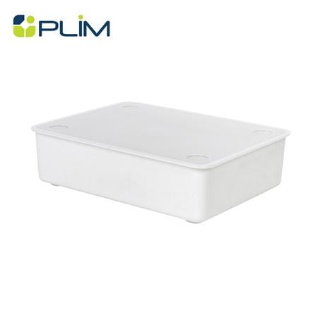 กล่องจัดเก็บถุงเท้า 15 ช่อง PLIM SIZE L สีเทา_0