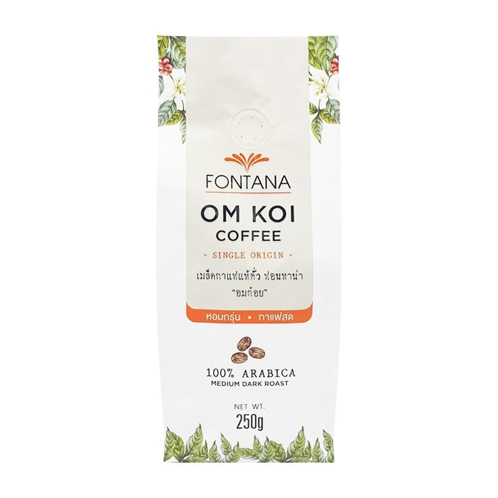 กาแฟคั่วเมล็ด FONTANA อมก๋อย 250 กรัม