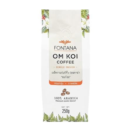 กาแฟคั่วเมล็ด FONTANA อมก๋อย 250 กรัม