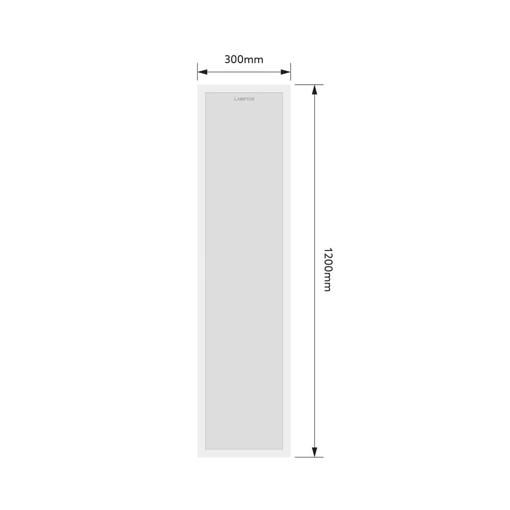 โคมฝังฝ้า LED LAMPTAN IFIT 30x120 ซม. 40 วัตต์ DAYLIGHT
