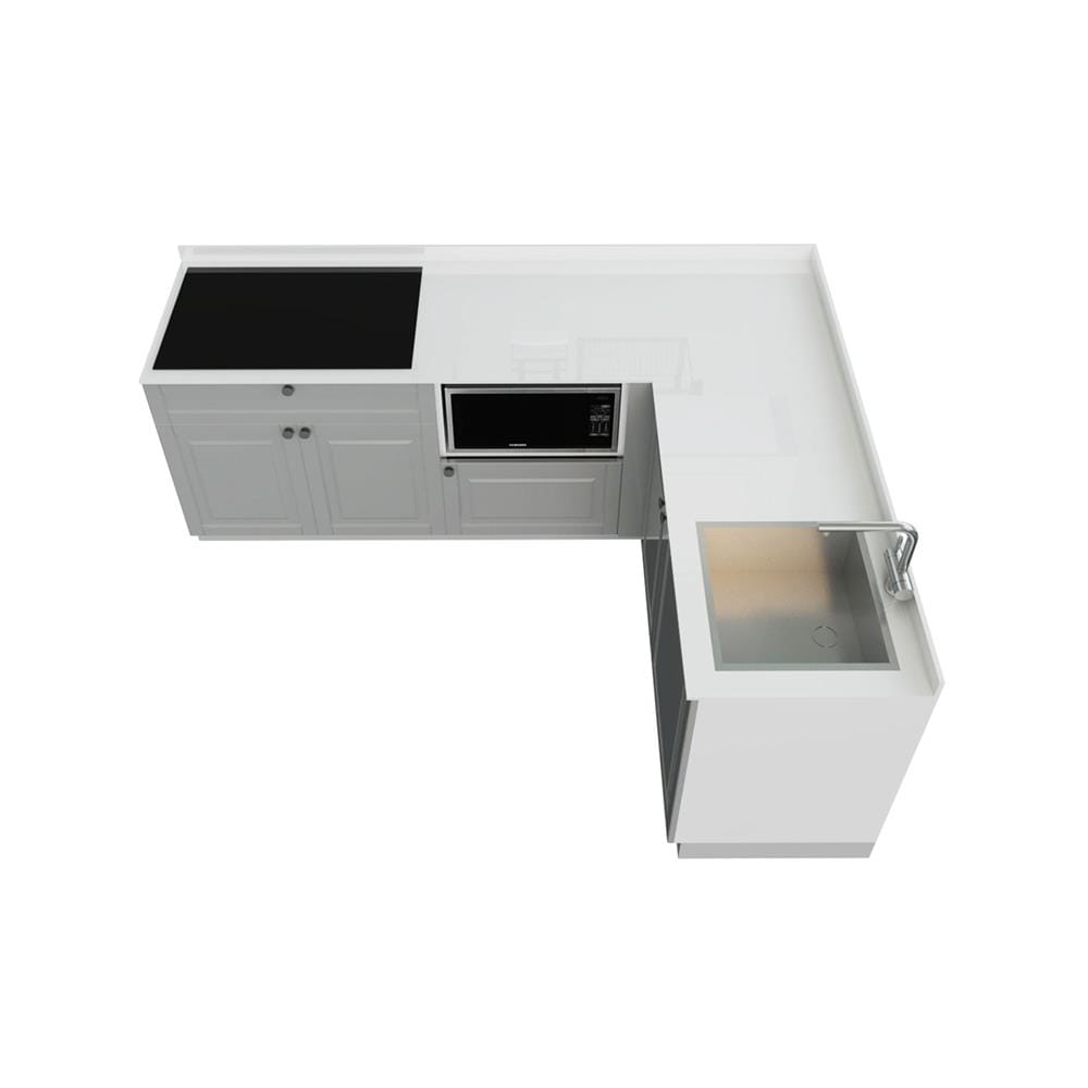 ครัวไม้สำเร็จ STARMARK ALICE_BASE_H_R_L 220 ซม.