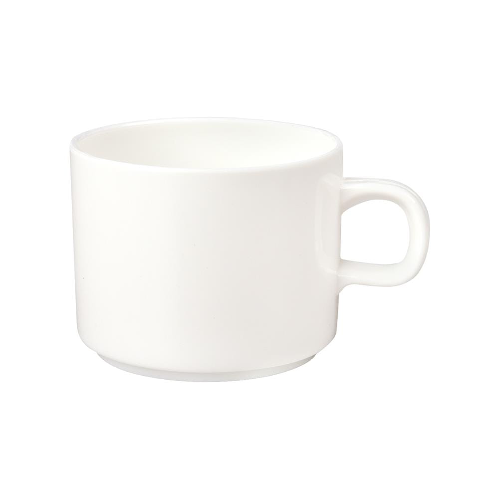 ชุดถ้วยกาแฟเมลามีน KEYWAY 300 มล. สีครีม