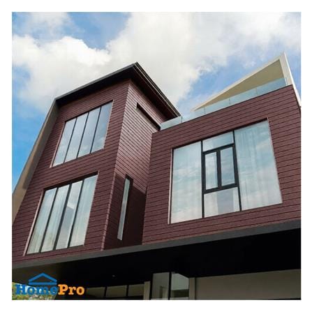 ไม้ฝา DURAONE 20x400x0.8 ซม. สีแดงมะฮอกกานี_1