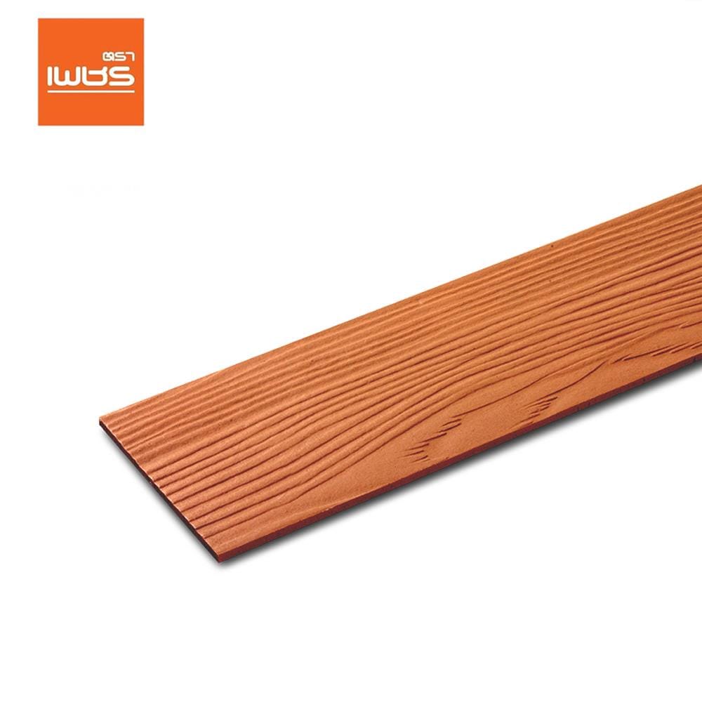 ไม้ฝา ตราเพชร 15x300x0.8 ซม. สีน้ำตาลสักทอง