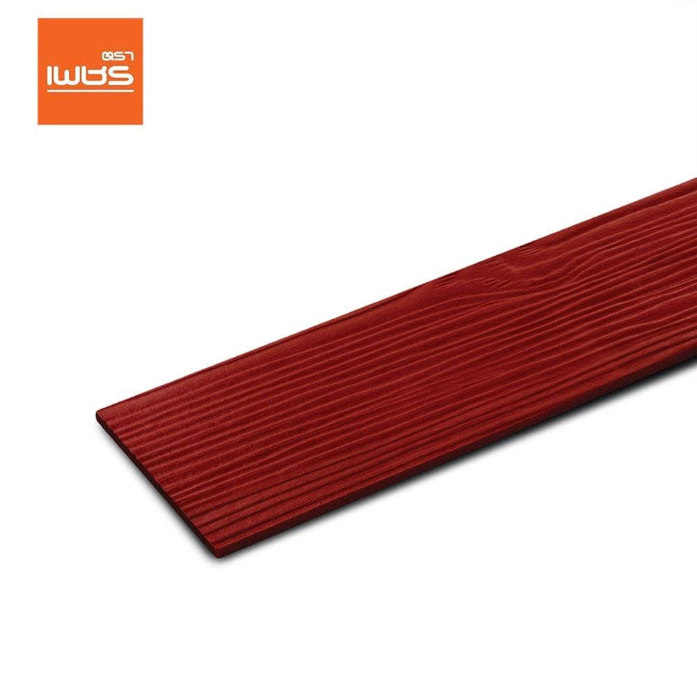ไม้ฝา ตราเพชร 15x400x0.8 ซม. สีแดงทับทิม