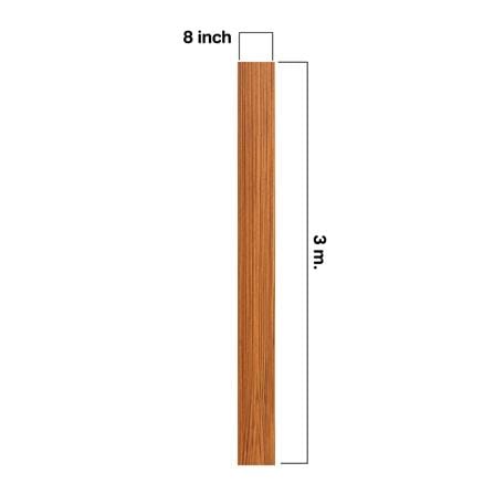 ไม้ฝา ตราเพชร 20x300x0.8 ซม. สีสักเศรษฐี_5