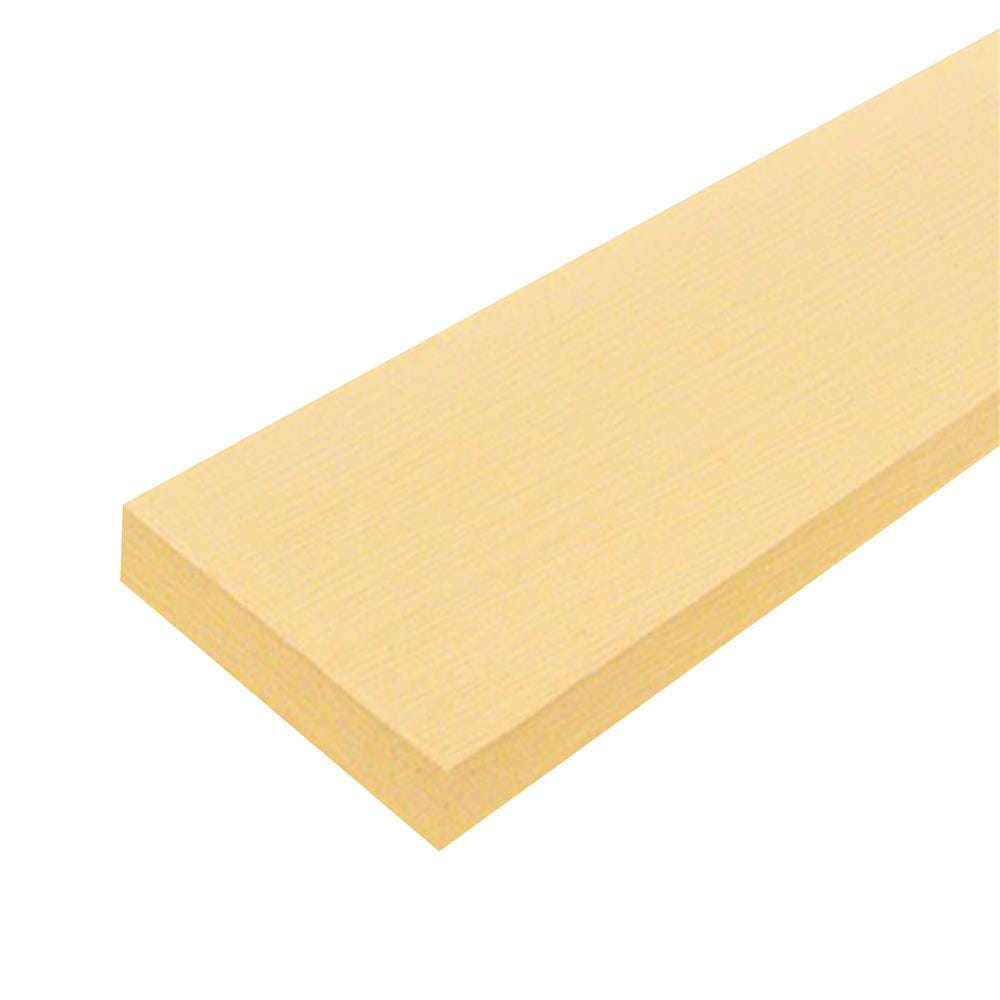 ไม้รั้ว หัวตรง CONWOOD 10x305x1.6 ซม. สีขาวงาช้าง