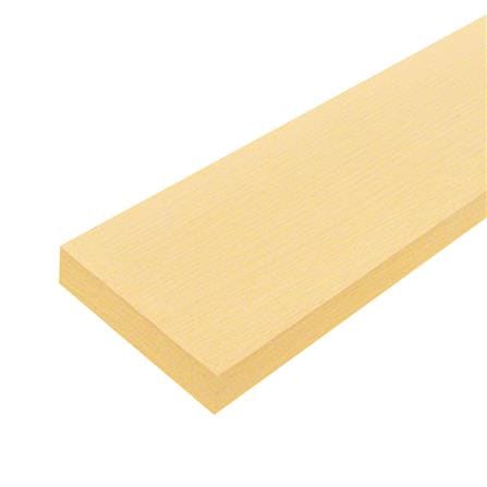 ไม้รั้ว หัวตรง CONWOOD 10x305x1.6 ซม. สีขาวงาช้าง_0