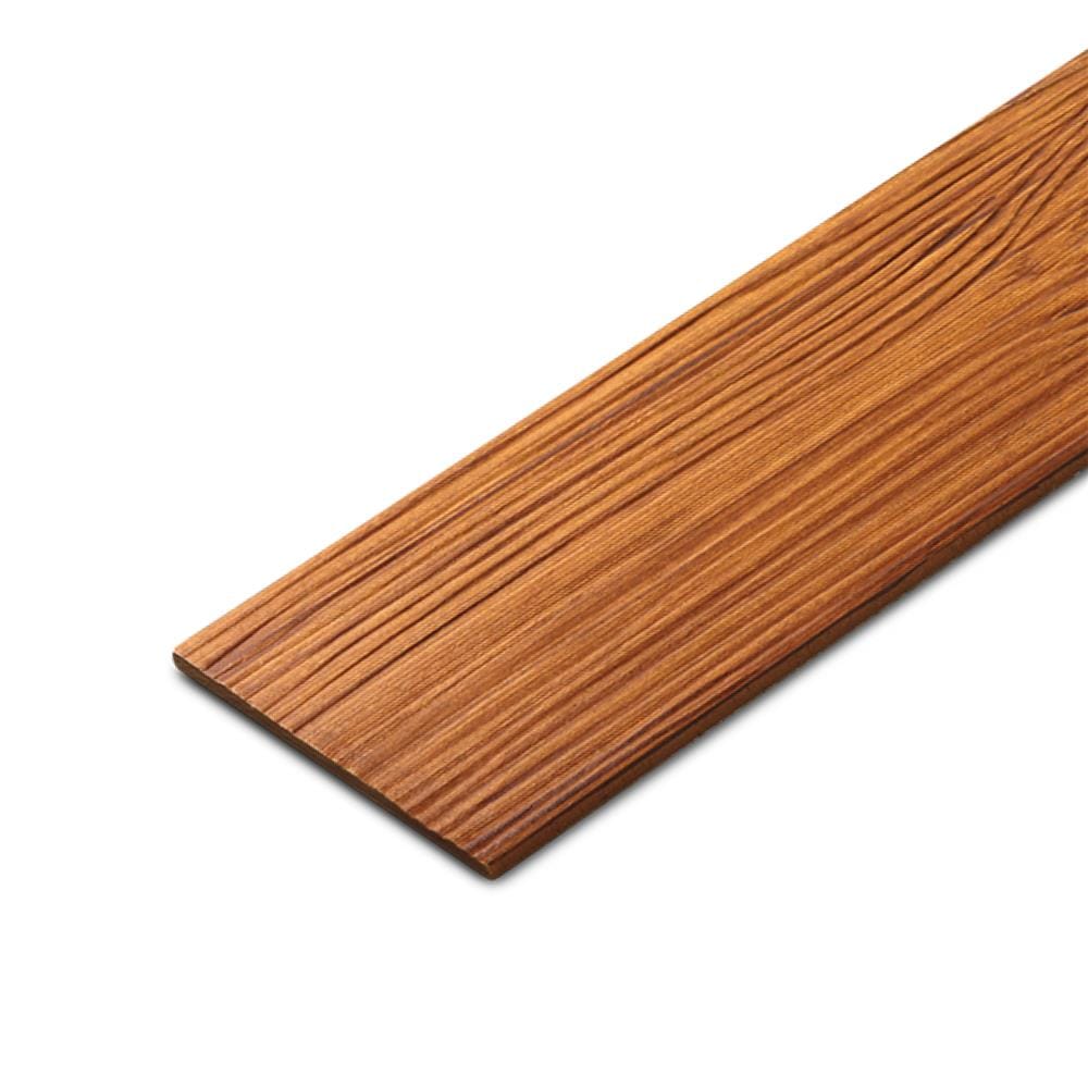 ไม้ฝา ตราเพชร 20x400x0.8 ซม. สีสักเศรษฐี