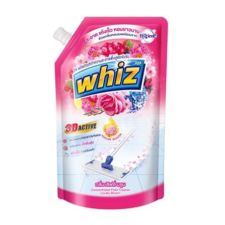 รีฟิลน้ำยาทำความสะอาดพื้น WHIZ 3D ACTIVE 650 มล. เ...