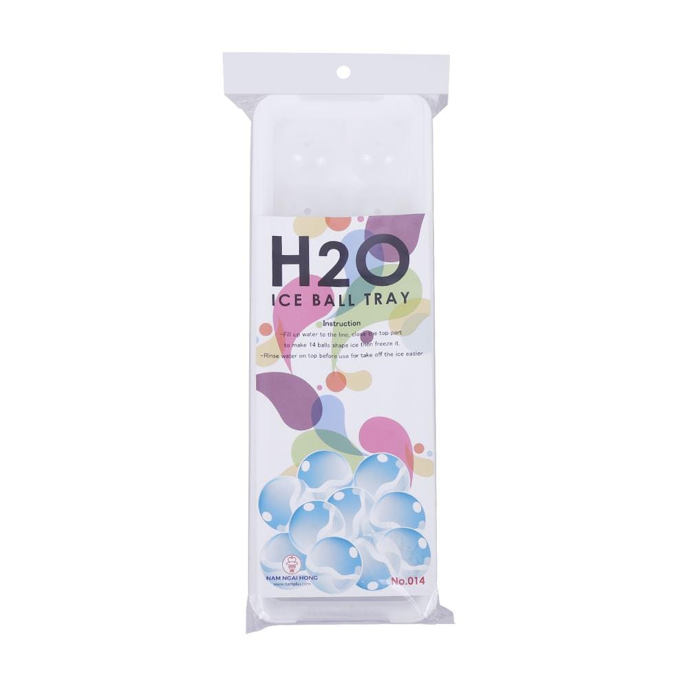 ถาดน้ำแข็งลูกแก้ว 14 ช่อง NAM NGAI HING 014 สีขาว