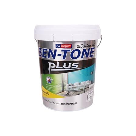 สีน้ำทาภายใน BEGER BEN-TONE I001 สีขาว ด้าน 5 แกลลอน_0