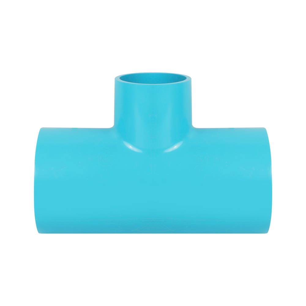 ข้อต่อสามทางลด PVC ท่อน้ำไทย 4x2 1/2 นิ้ว สีฟ้า