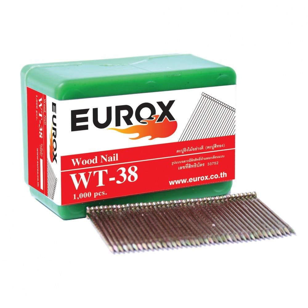 ตะปูลมขาเดี่ยว EUROX BEPW1800T-B1 WT38 1000 นัด
