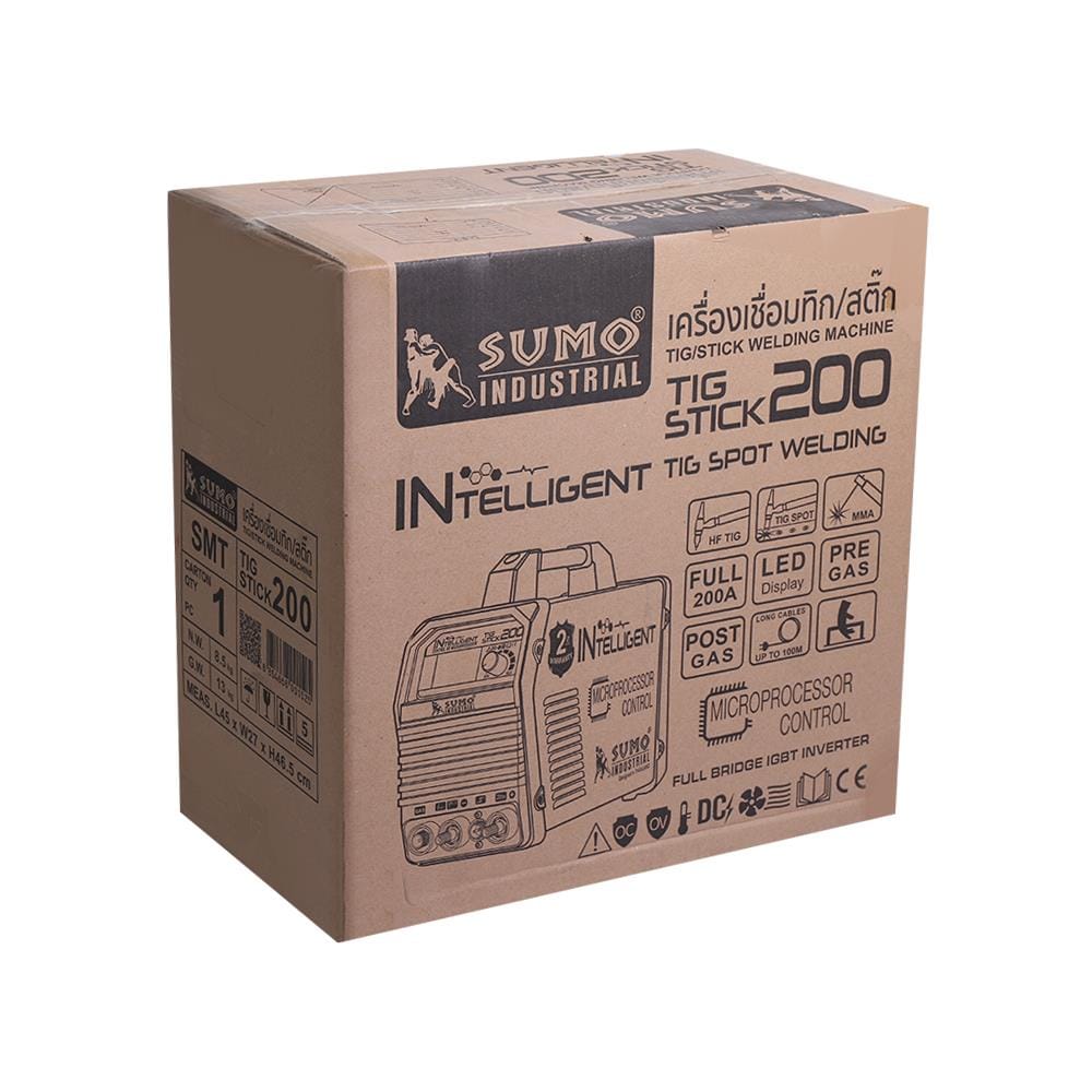 เครื่องเชื่อม SUMO TIG/STICK 200 แอมป์