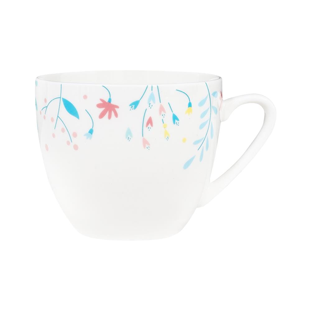 ชุดถ้วยกาแฟ PORCELAIN 220 มล. KECH CHEERFUL LEAF