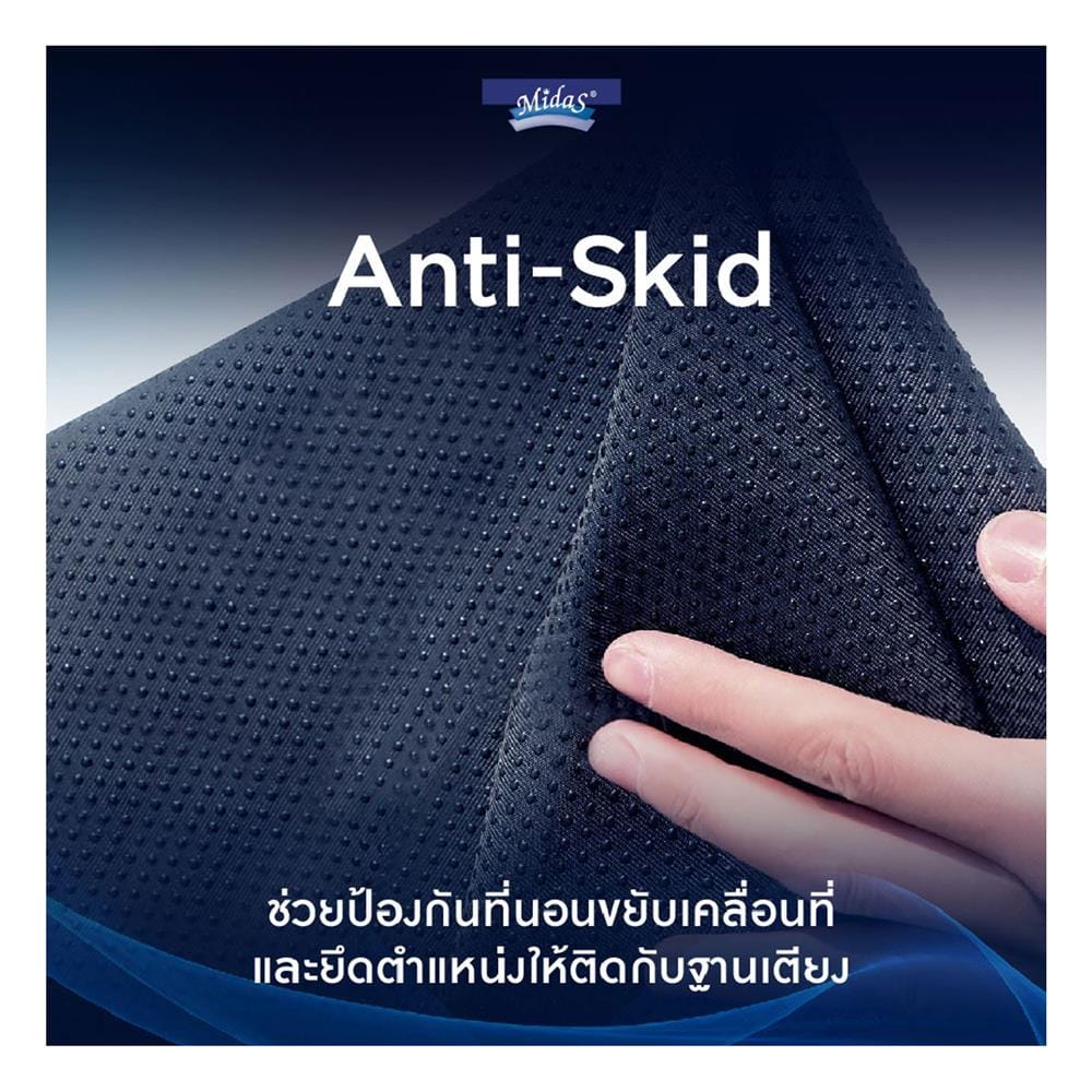 ที่นอนไฮบริด 6 ฟุต สุญญากาศ MIDAS รุ่น DYNAMIK 2000 พร้อมหมอนหนุน 2 ชิ้น
