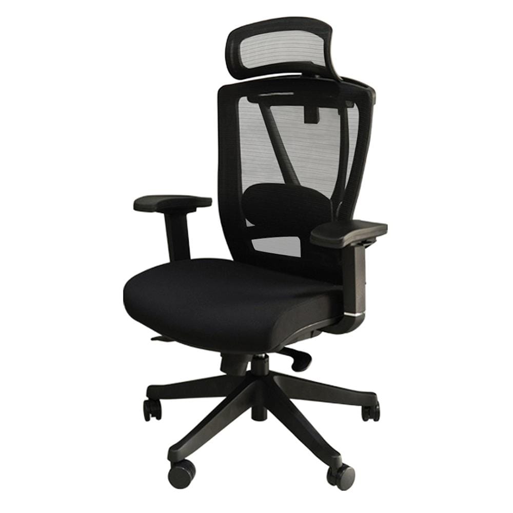 D.I.Y. เก้าอี้สำนักงาน DESKSPACE TULI เบาะผ้า สีดำ
