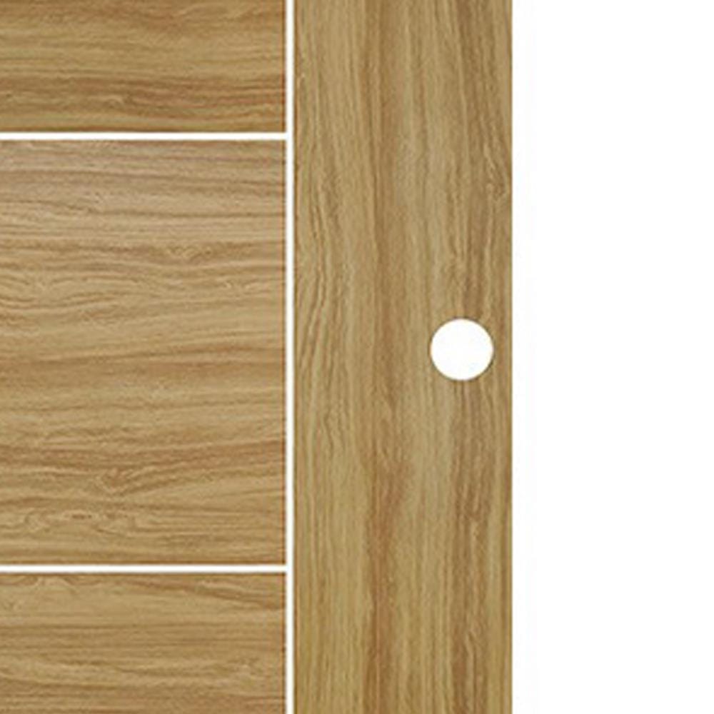 ประตูไม้ปิดผิว PVC N999 P325-15 80X200 ซม. สีน้ำตาล