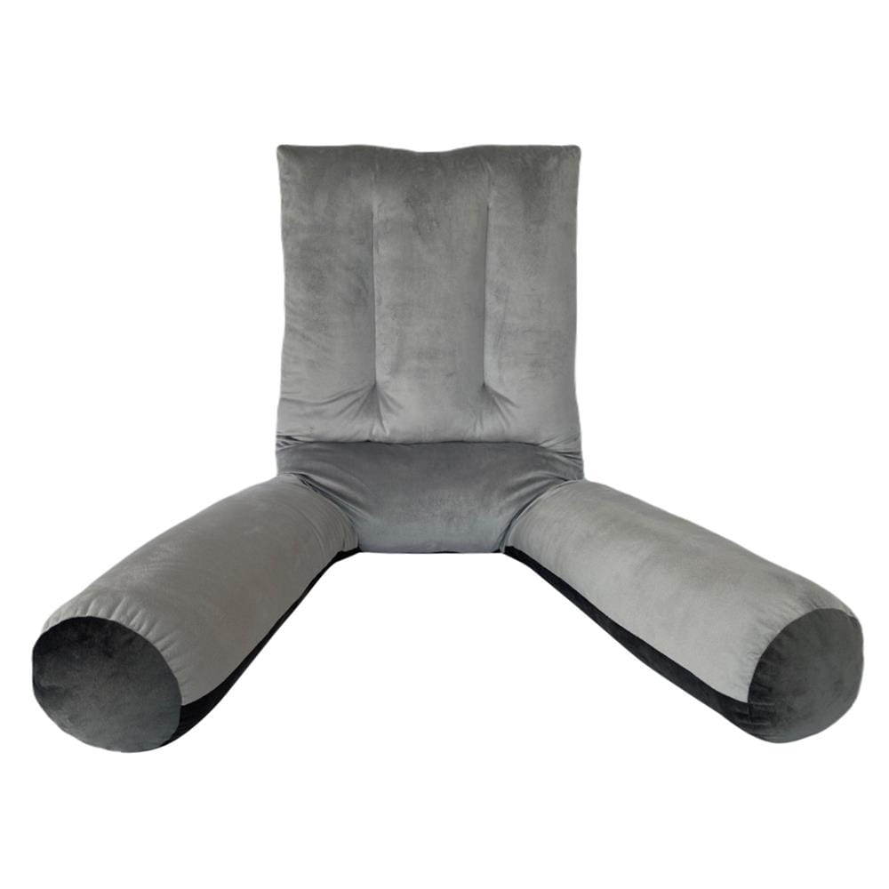 เบาะรองหลัง HOME LIVING STYLE HUG 18X43 นิ้ว สีเทา