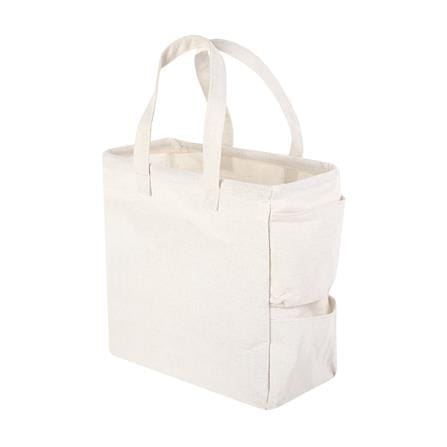 ถังผ้าเหลี่ยมหูหิ้ว PLIM SIMPLE SIZE M สีครีม
