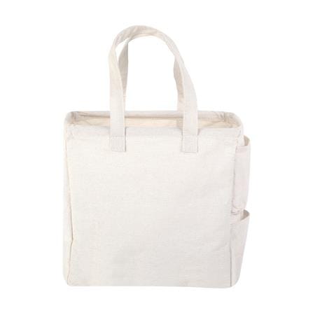 ถังผ้าเหลี่ยมหูหิ้ว PLIM SIMPLE SIZE M สีครีม_2
