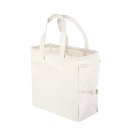 ถังผ้าเหลี่ยมหูหิ้ว PLIM SIMPLE SIZE S สีครีม
