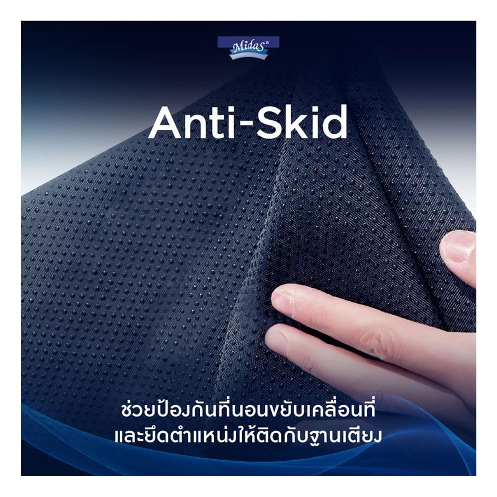 ที่นอนไฮบริด 6 ฟุต สุญญากาศ MIDAS รุ่น DYNAMIK 1000 พร้อมหมอนหนุน 2 ชิ้น