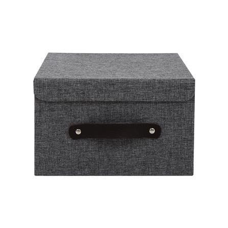 กล่องฝาเปิดผ้า S STACKO HOME 25x27x15.5 ซม. สีเทา_1
