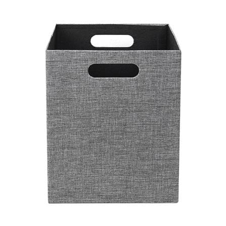 กล่องผ้าพับ STACKO HOME 25x27x31 ซม. ไซซ์ L สีเทา_1