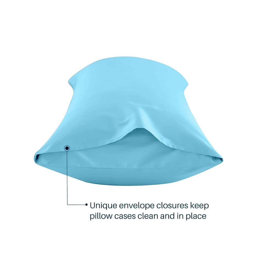ปลอกหมอน BODY BED CLIP MICROTEX สีฟ้า